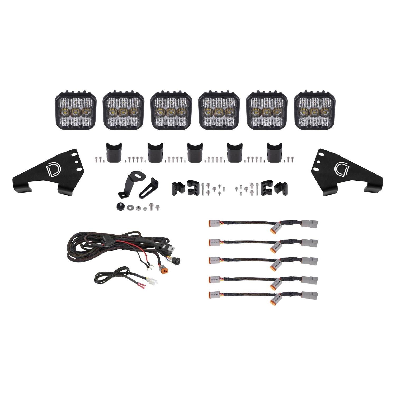 Polaris RZR Pro XP / Turbo R SS5 Roof CrossLink Lightbar Kit | Diode Dynamics