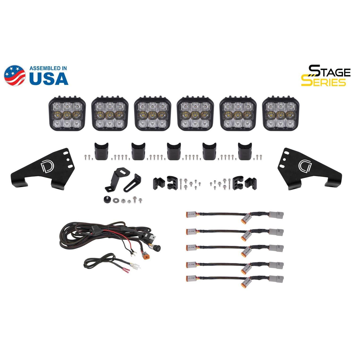Polaris RZR Pro XP / Turbo R SS5 Roof CrossLink Lightbar Kit | Diode Dynamics