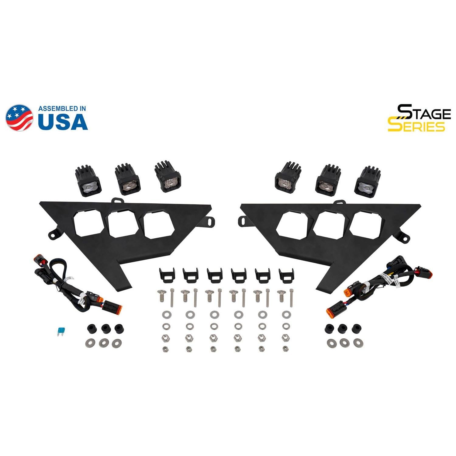 Polaris RZR Pro / Turbo R SSC1 LED Headlight Kit | Diode Dynamics