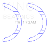 King Engine Bearings 4G63/4G64 7 Bolt EVO V-IX Thrust Washer Set