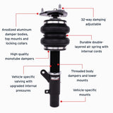 Air Lift Performance Front Air Suspension Kit for 2015-2020 Acura TLX and 2013-2017 Honda Accord, Part PN 76014