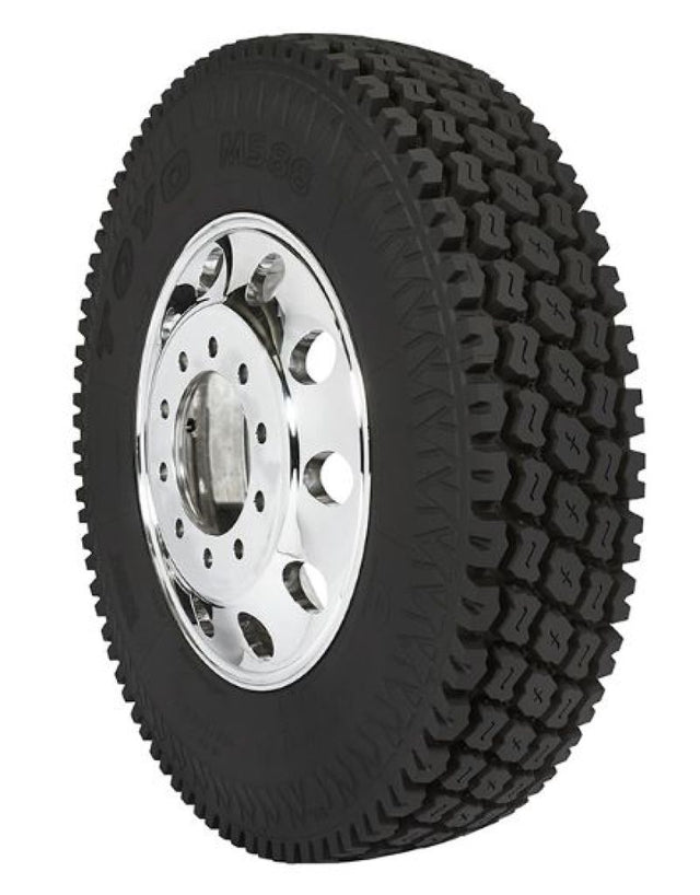 Toyo M588 11R22.5 Commercial Truck Tire - Heavy-Duty Radial for Semi-Trucks and 18-Wheelers