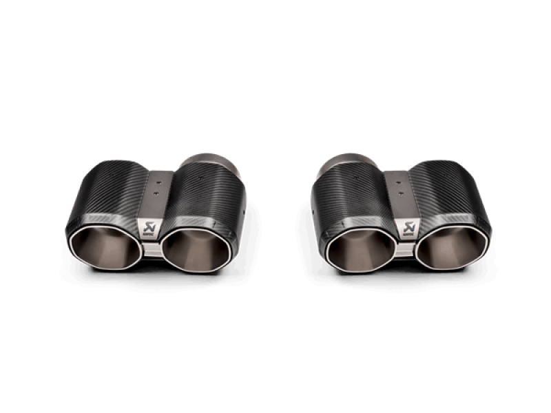 Akrapovic Octagonal Carbon Design Tail Pipe Set for BMW G87 M2, G80 M3 & G82 M4 2021+