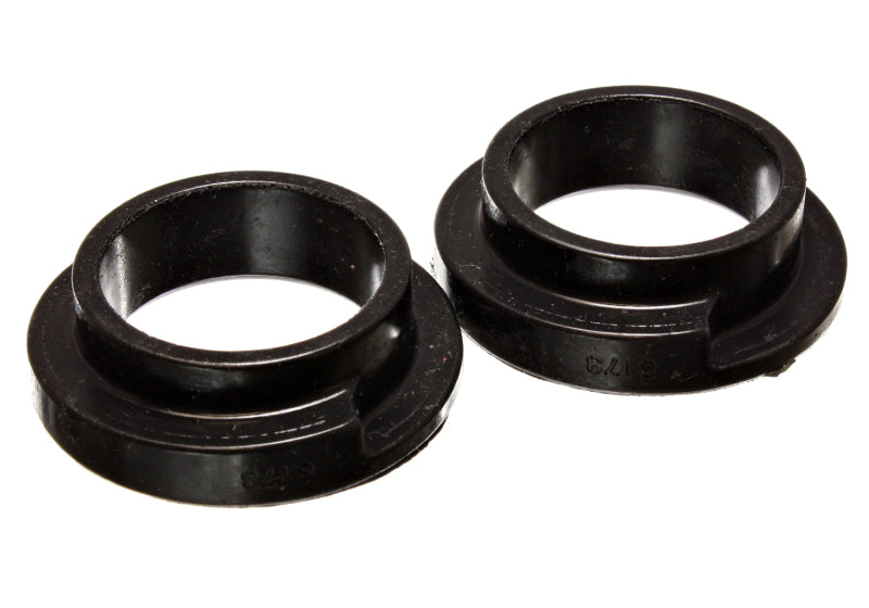 Energy Suspension Hyper-Flex Coil Spring Isolators Set for Passenger Vehicles - 2 1/8 inch ID, 2 1/2 inch OD, 5/8 inch Riser Height
