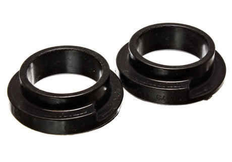 Energy Suspension Hyper-Flex Coil Spring Isolators Set for Passenger Vehicles - 2 1/8 inch ID, 2 1/2 inch OD, 5/8 inch Riser Height