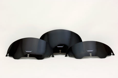 Slipstreamer Dark Smoke 10-inch Windshield for Harley Davidson FLHT and FLHTCU Models (2014-2017)