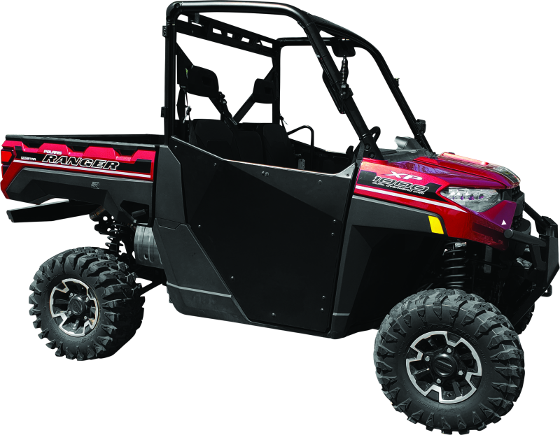 DragonFire Racing Polaris Ranger XP 1000 UTV Doors (Part #521539) – Complete Front and Rear Door Kit with Industry-Leading Latch System