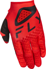 Fly Racing Kinetic Center Gloves for Motorcycle and Dirt Bike - Red/Black, Size 3X