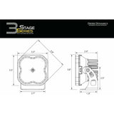 Diode Dynamics Stage Series Sport 3" Pod Lights (Pair)