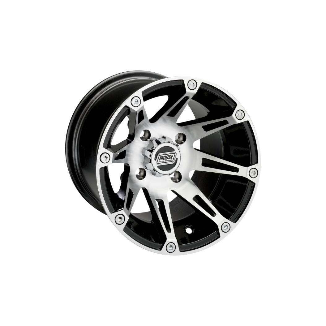 387X Wheel (Machined/Black) | Moose Utility Division