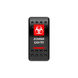 Zombie Lights Rocker Switch (Red) | Moose Utility Division