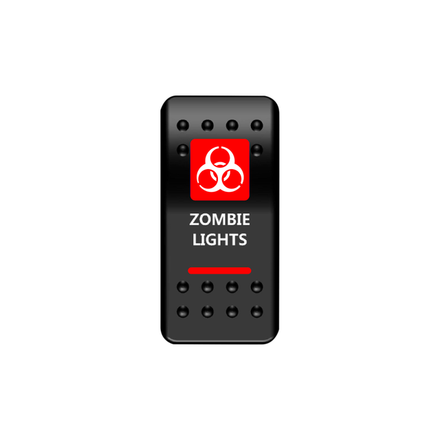 Zombie Lights Rocker Switch (Red) | Moose Utility Division