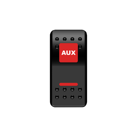 AUX Rocker Switch (Red) | Moose Utility Division