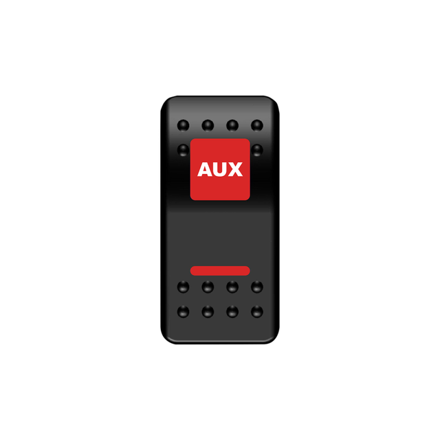 AUX Rocker Switch (Red) | Moose Utility Division