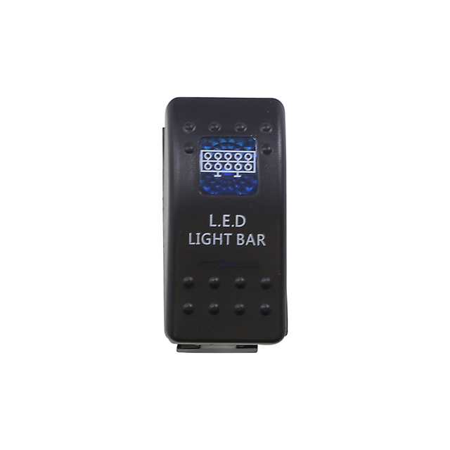 LED Light Bar Rocker Switch (Blue) | Moose Utility Division