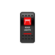 Roof Lights Rocker Switch (Red) | Moose Utility Division