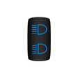 Hi/Lo Beam Rocker Switch (Blue) | Moose Utility Division