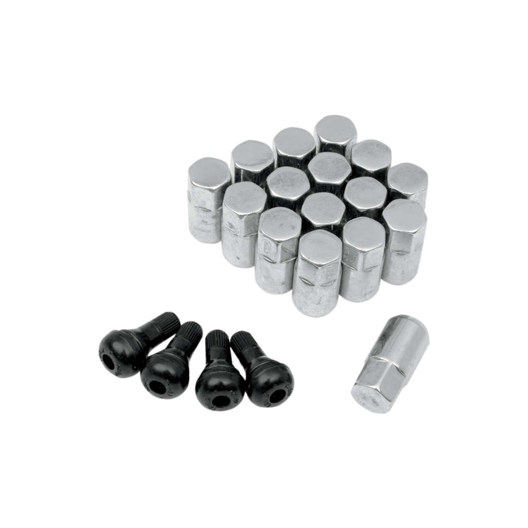 Chrome 12mm x 1.5 Lug Nuts (16 pack)