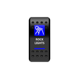 Rock Lights Rocker Switch (Blue) | Moose Utility Division