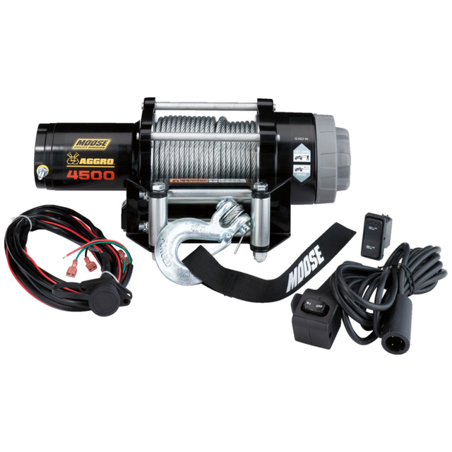 4500 LB Aggro Winch (Wire Rope) | Moose Utility Division