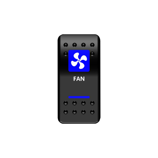 Fan Rocker Switch (Blue) | Moose Utility Division