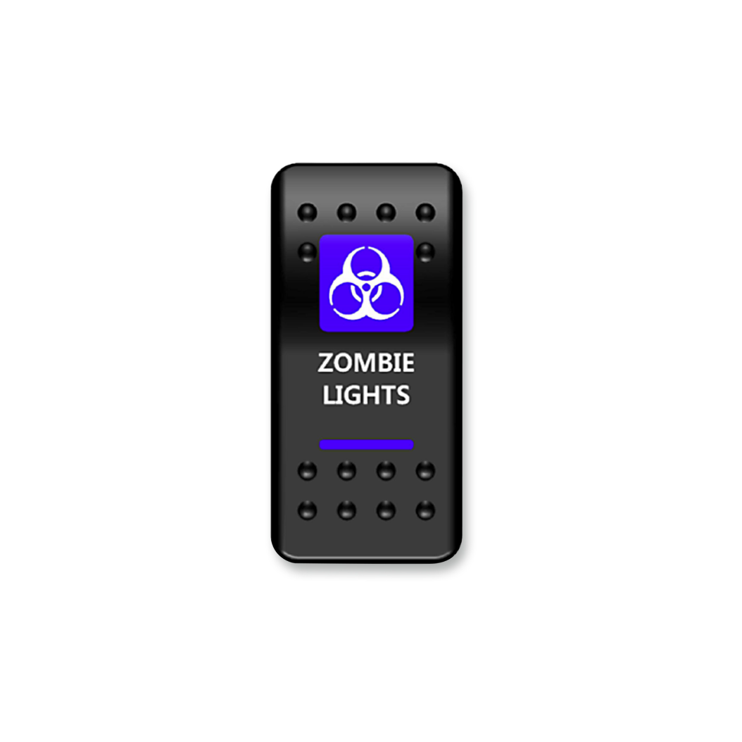 Zombie Lights Rocker Switch (Blue)