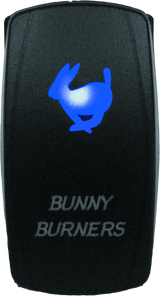 DragonFire Racing Lighted Switch Bunny Burner On/Off Blue - Part #521389