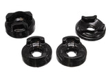 Energy Suspension 8.1101G Black Polyurethane Motor Mount Insert Set for 2003-2006 Toyota Matrix (Front and Rear Torque Positions)