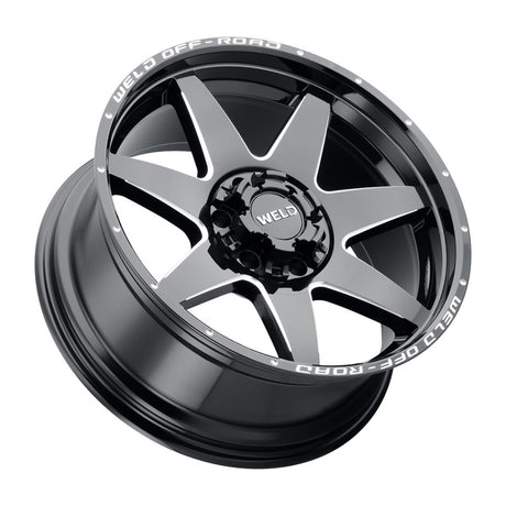 Weld Off-Road W109 20x10 Retaliate Wheel with 5x139.7 and 5x150 Bolt Pattern, Gloss Black Finish
