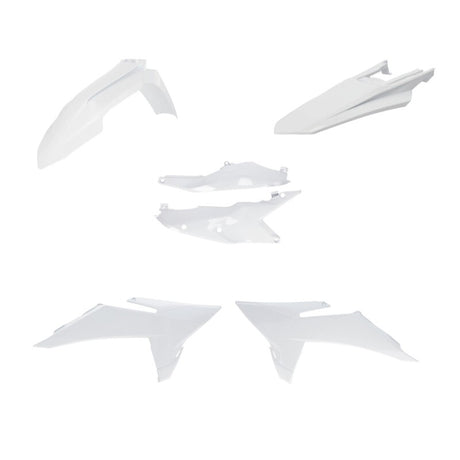 Acerbis 2025 KTM 125-450 SX/SX-F/XC/XC-F Plastic Kit - White for Off-Road Motorcycles