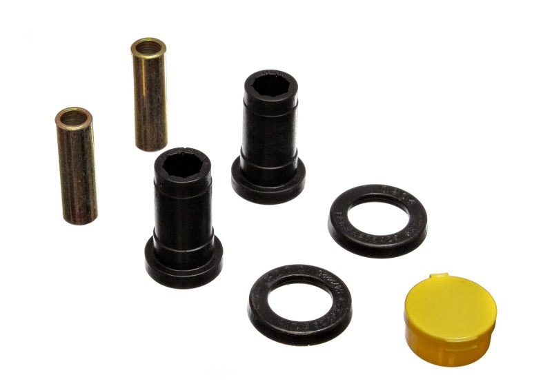 Energy Suspension Control Arm Bushing Set for Toyota Corolla, Celica, Cress, 78-86 – Front Lower, Black, Hyper-Flex Polyurethane