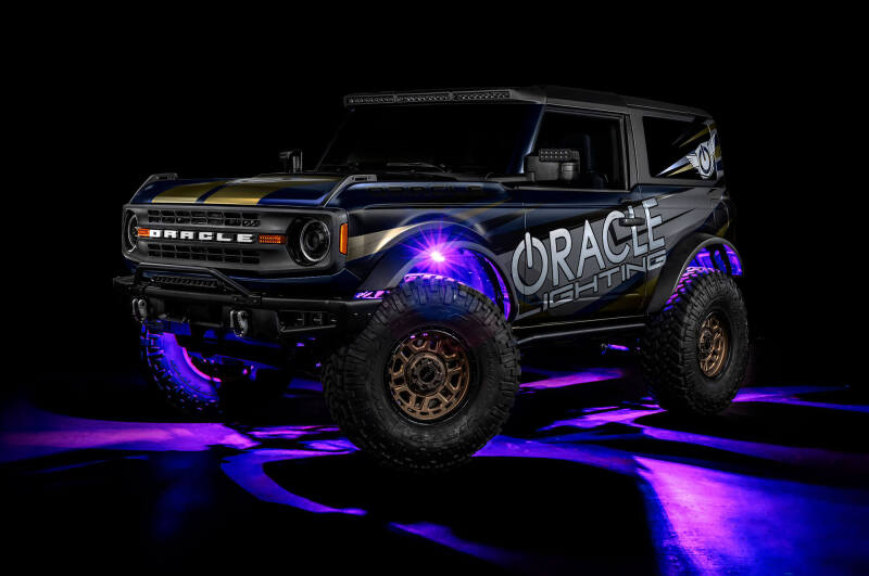 Oracle Underbody RGB+W Wheel Well Rock Light Kit - 8 PCS - ColorSHIFT