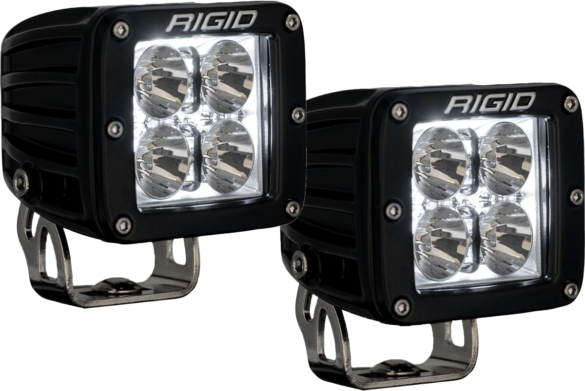 RIGID Radiance+ RGBW Pod Series - Compact Cube LED Lights for Off-Road Vehicles and Trucks