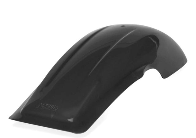 Acerbis NOST Rear Fender – Black for Dirt Bikes, Universal Fit, 7.25 Inches Wide at Mounting Point