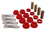 Energy Suspension 16.3104R Red Rear Control Arm Bushing Set for 1989-1995 Honda Civic, 1990-1991 Honda Civic, 1993-1997 Honda Del Sol (VTEC) - Fits Front & Rear Suspension
