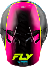 Fly Racing Youth Formula CC Underglow Helmet Black, Pink & Blue - Fits Youth Motorcycles and Off-Road Vehicles