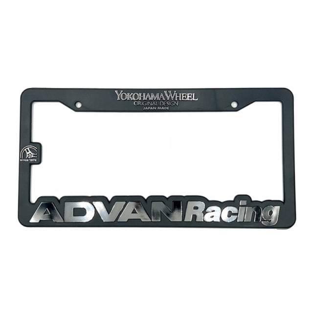 Advan License Plate Frame – Durable Aluminum Design for Most Vehicles