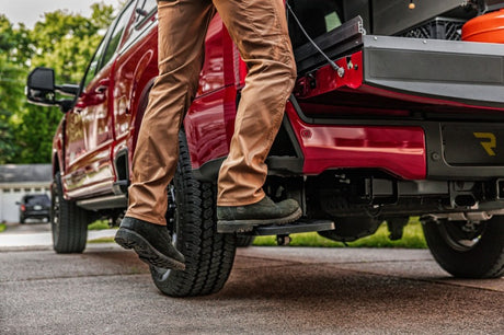 AMP Research BedStep for Ford F-250/F-350 Super Duty 2023-2024 – Retractable Rear Bumper Access Step