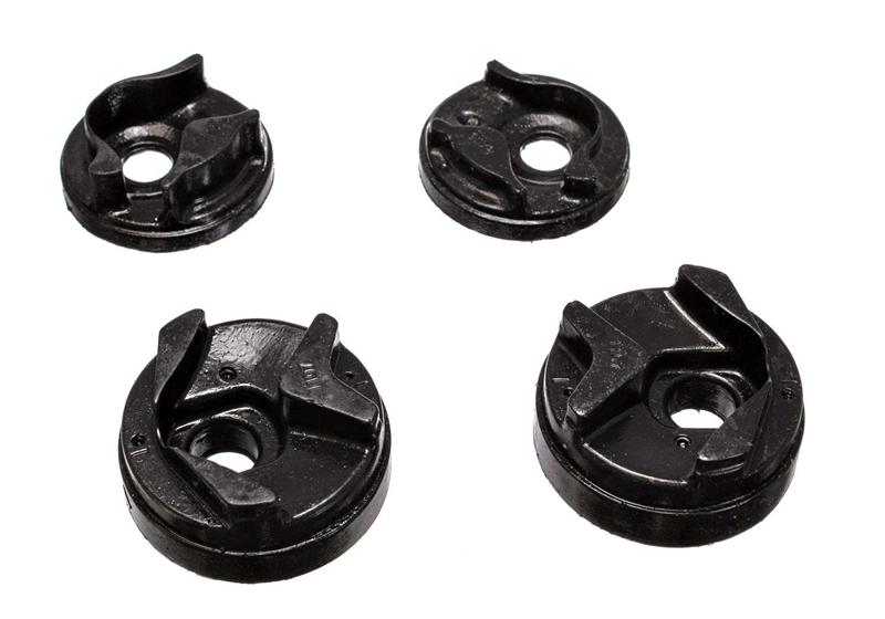 Energy Suspension 7.1112G Black Polyurethane Motor Mount Insert Set for Nissan Sentra (2002-2005) - Improved Performance and Durability