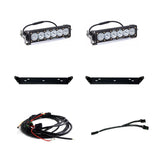 Baja Designs OnX6 Behind Grill Kit for Ford F-150 2021-2024 – 10-inch Clear D/C LED Light Bar