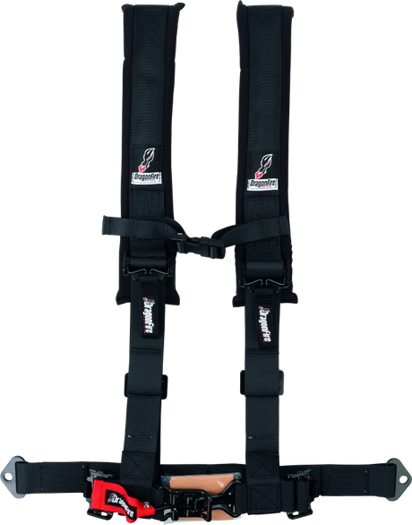 DragonFire Racing H-Style 4-Point Harness with Memory Foam Shoulder Pads for UTVs
