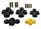 Energy Suspension 2.3107G Rear Control Arm Bushing Set for 2005-2006 Jeep Wrangler TJ - Black Polyurethane