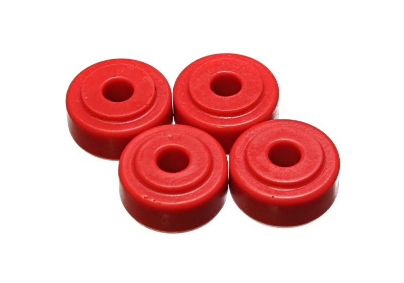 Energy Suspension Red Shock Tower Grommets for Automotive Suspension - 7/8 inch Nipple, 3/8 inch I.D., Universal Fit for Front and Rear Shock Absorbers