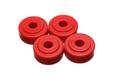 Energy Suspension Red Shock Tower Grommets for Automotive Suspension - 7/8 inch Nipple, 3/8 inch I.D., Universal Fit for Front and Rear Shock Absorbers