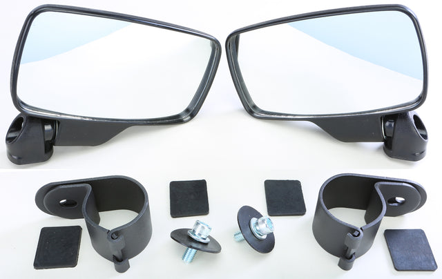 Seizmik Folding Side Mirror Pair 2.0 inch for UTVs with Roll Cages - Part Number 56-18082