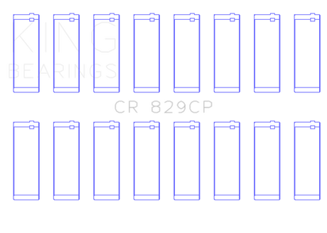 King Engine Bearings IHC/FORD 420CI 6.9L / 445CI 7.3L 16V (Size Standard) Connecting Rod Bearing Set