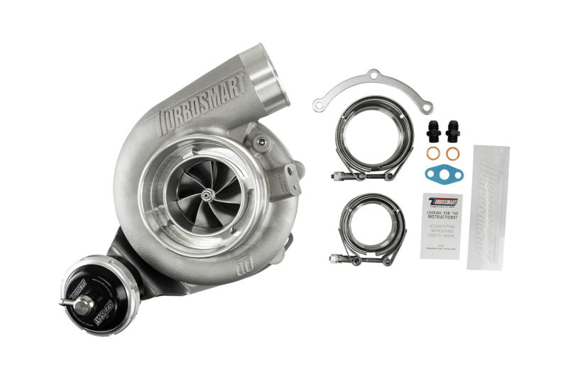 Turbosmart TS-2-6262B-VB082I Water Cooled Turbocharger with V-Band Inlet/Outlet and 0.82 A/R