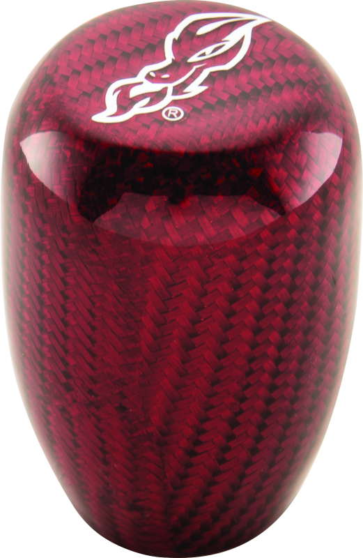 DragonFire Racing Short Red Carbon Fiber Shift Knob - Part #522639