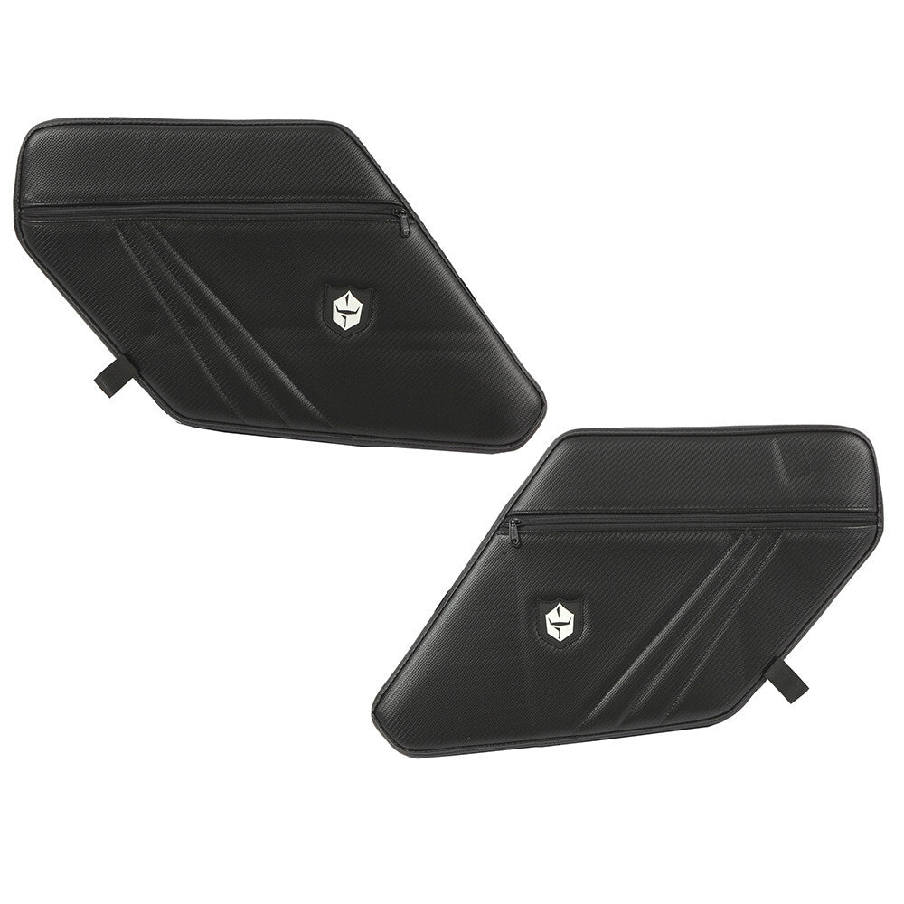 PRO ARMOR P144Y327BL Rear Door Knee Pads with Storage for Polaris RZR XP 1000 and Turbo Models