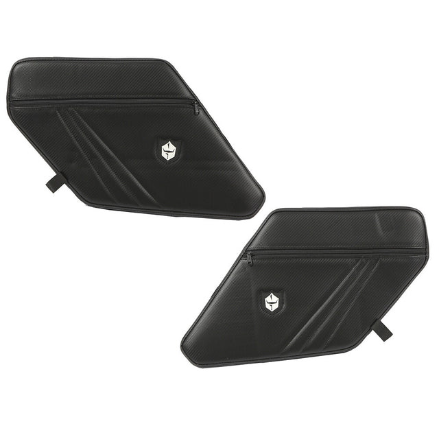 PRO ARMOR P144Y327BL Rear Door Knee Pads with Storage for Polaris RZR XP 1000 and Turbo Models